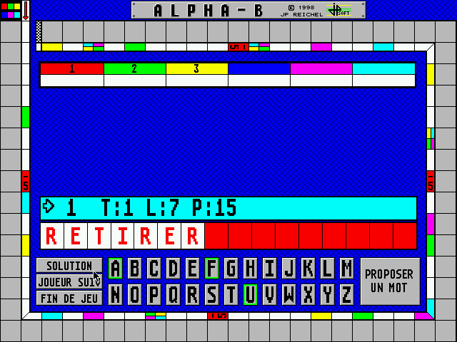 Alpha-B atari screenshot